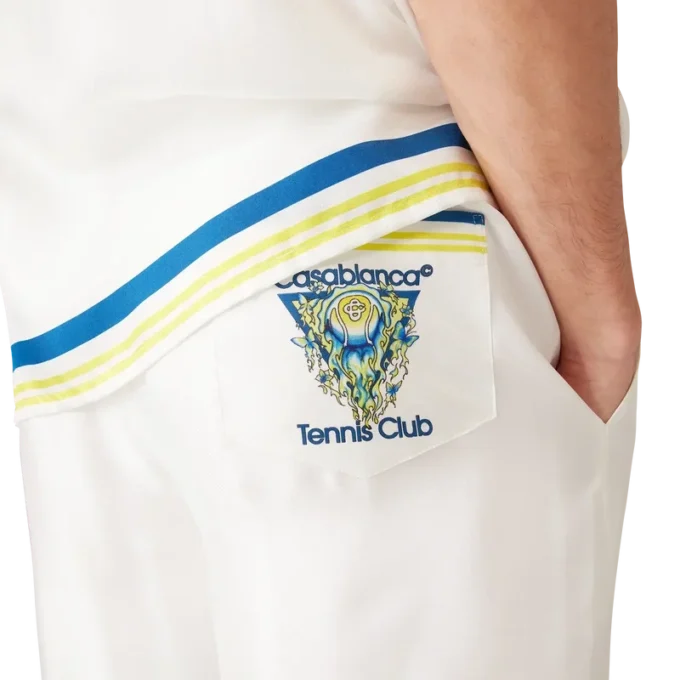 Flaming Tennis Club Icon Seidenshorts