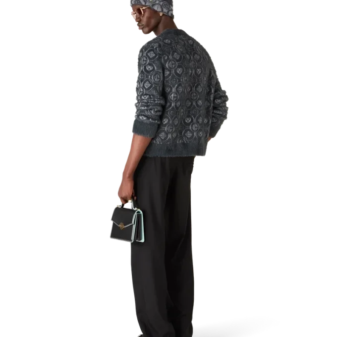 Fluffy Monogram Pullover