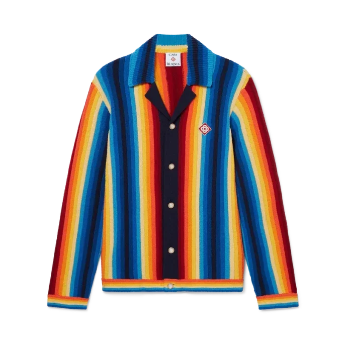 Frottee-Jacke mit Farbverlauf Frottee-Jacke mit Farbverlauf