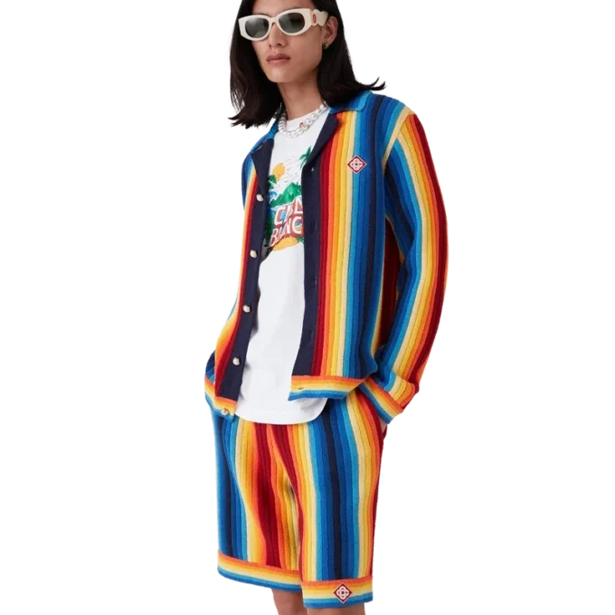 Frottee-Jacke mit Farbverlauf Frottee-Jacke mit Farbverlauf