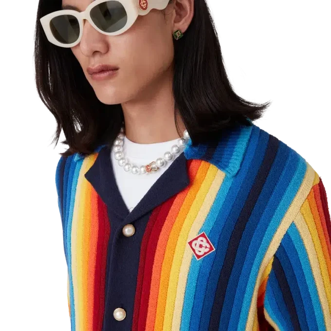 Frottee-Jacke mit Farbverlauf Frottee-Jacke mit Farbverlauf