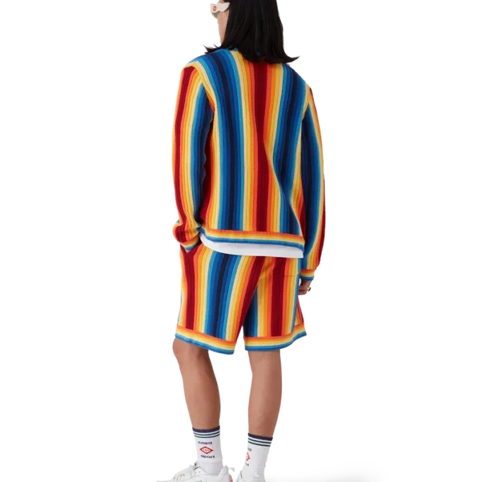 Frottee-Shorts mit Farbverlauf