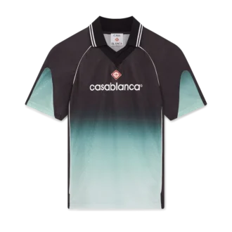 Fußballhemd mit kurzen Ärmeln und Jacquard-Monogramm mit Farbverlauf