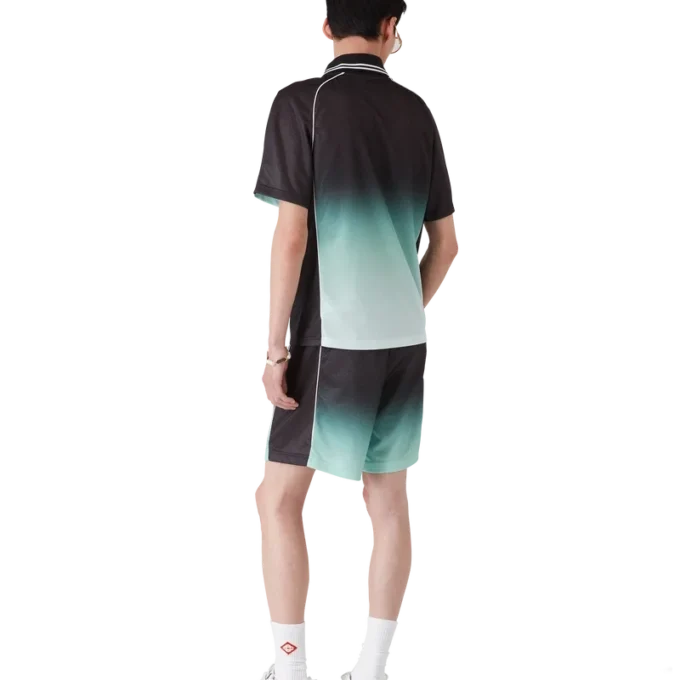 Fußballhemd mit kurzen Ärmeln und Jacquard-Monogramm mit Farbverlauf