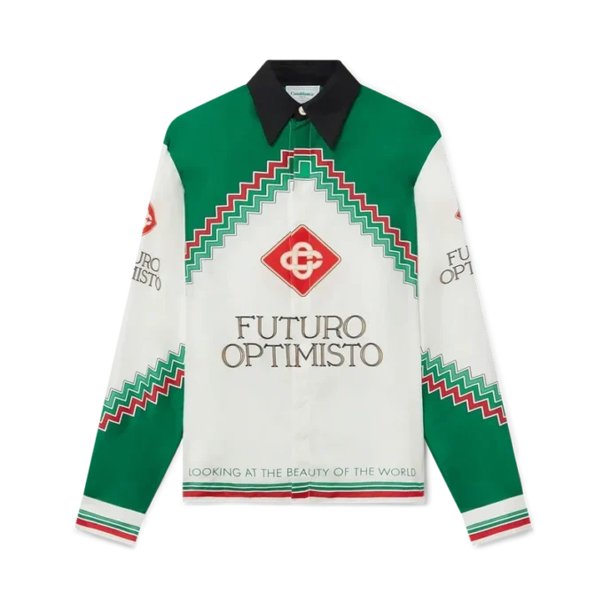 Futuro Optimisto Seidenhemd Futuro Optimisto Seidenhemd