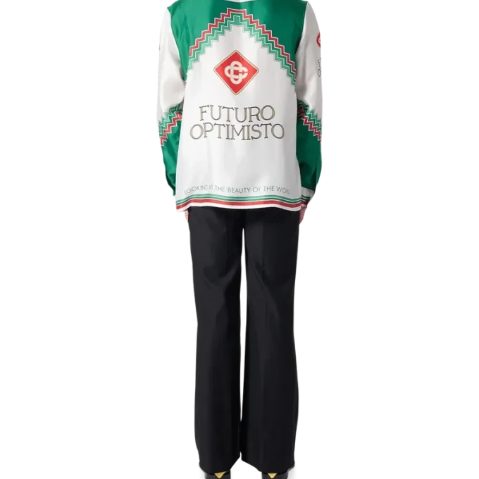 Futuro Optimisto Seidenhemd Futuro Optimisto Seidenhemd