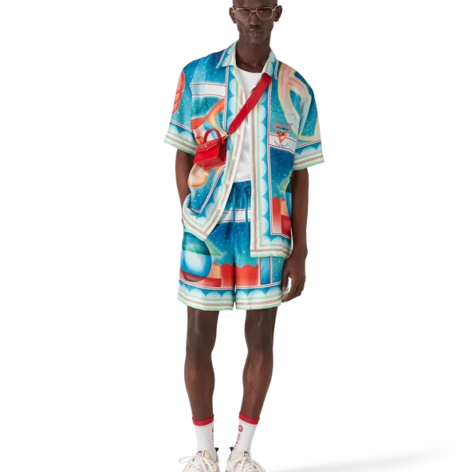 Galaxy Court Seidenshorts