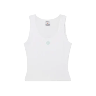 Geripptes Jersey-Tanktop