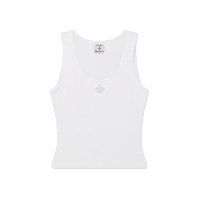 Geripptes Jersey-Tanktop