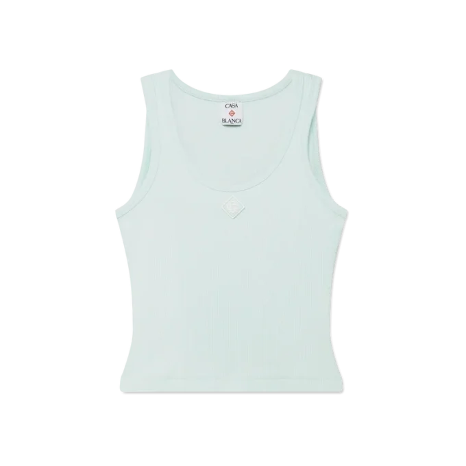 Geripptes Jersey-Tanktop