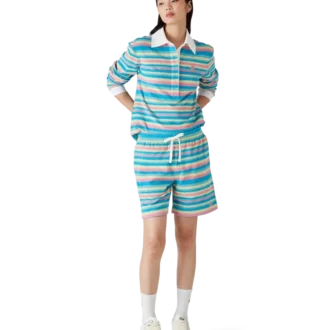 Gestreifte Frottee-Shorts