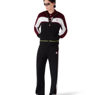 Gestreifte Merino-Strickhose