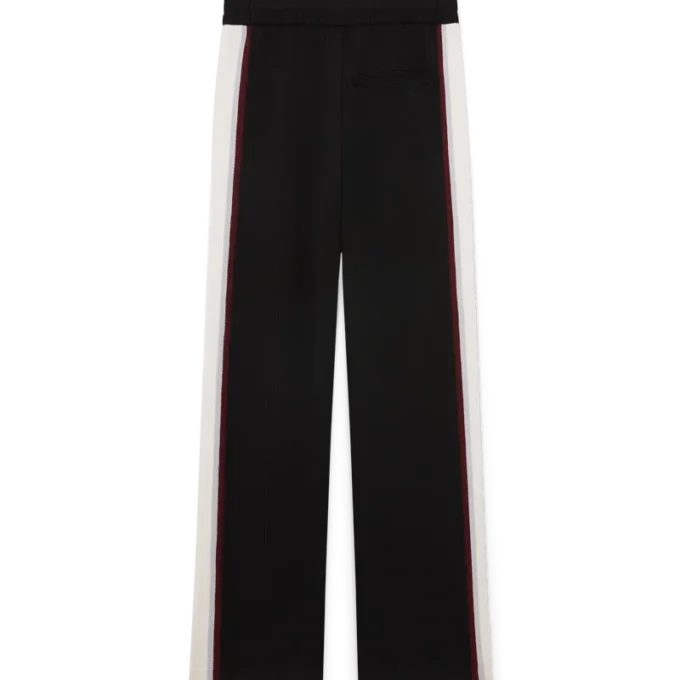 Gestreifte Merino-Strickhose