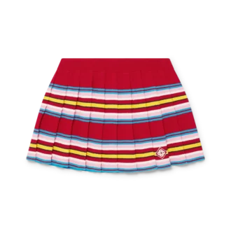 Gestreifter Faltenrock