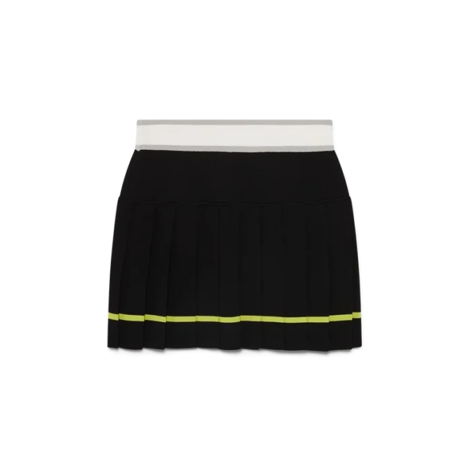 Gestreifter Faltenrock