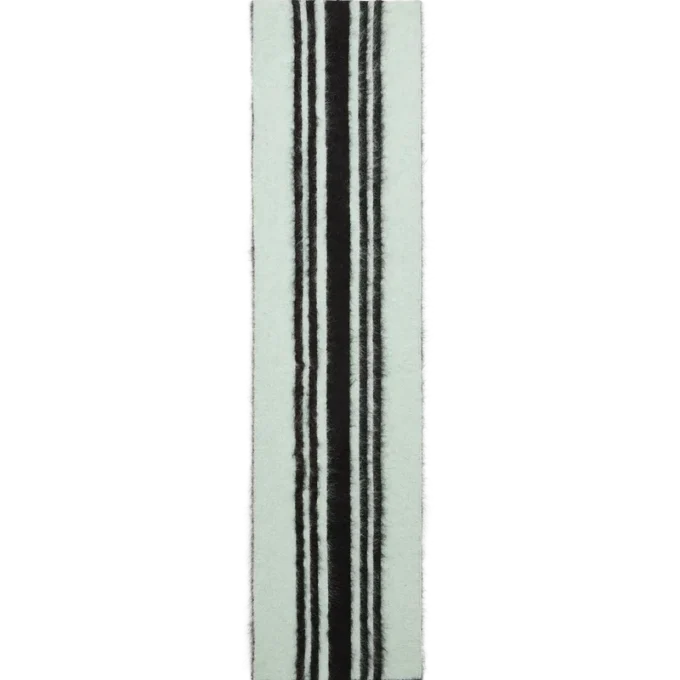 Gestreifter Mohair-Schal