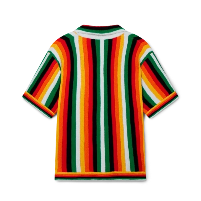 Gestreiftes Frottee-Hemd Gestreiftes Frottee-Hemd