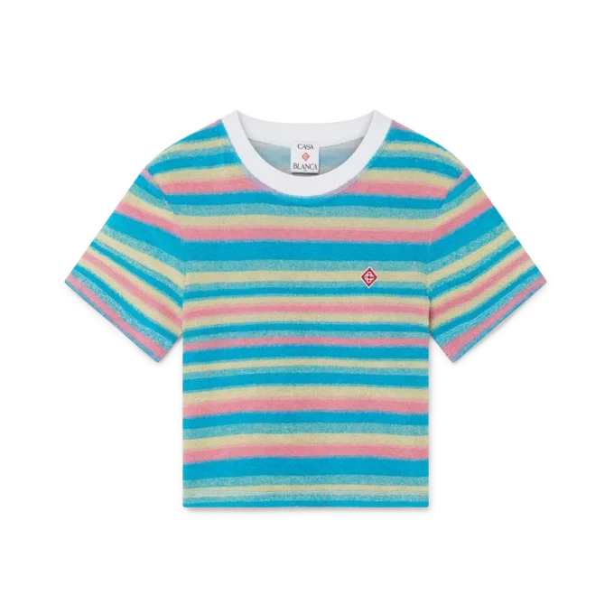 Gestreiftes Frottee-Oberteil