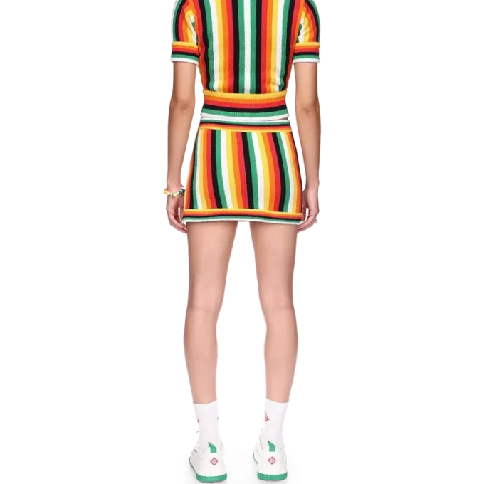 Gestreiftes Frottee-Oberteil