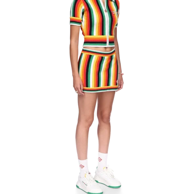 Gestreiftes Frottee-Oberteil