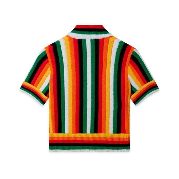 Gestreiftes Frottee-Oberteil