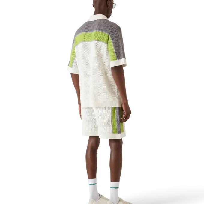 Gestreiftes Häkelhemd