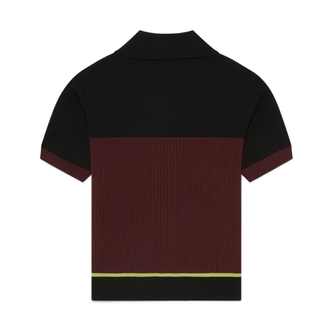 Gestreiftes Kurzarm-Poloshirt Gestreiftes Kurzarm-Poloshirt