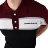 Gestreiftes Merino-Strick-Poloshirt Gestreiftes Merino-Strick-Poloshirt