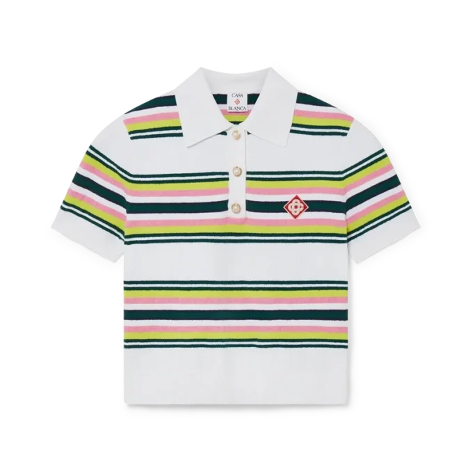 Gestreiftes Poloshirt Gestreiftes Poloshirt