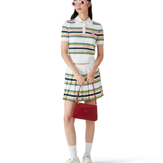 Gestreiftes Poloshirt Gestreiftes Poloshirt