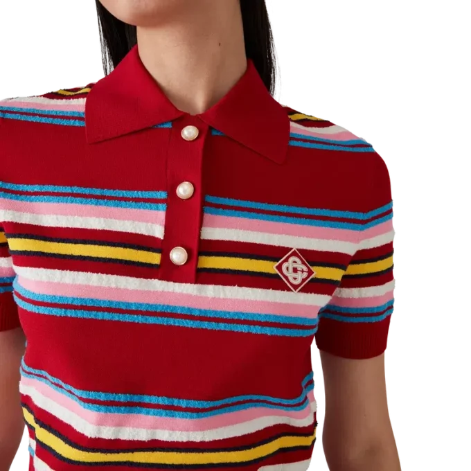 Gestreiftes Poloshirt