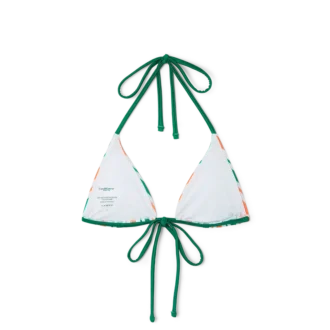 Gestreiftes String-Bikini-Oberteil