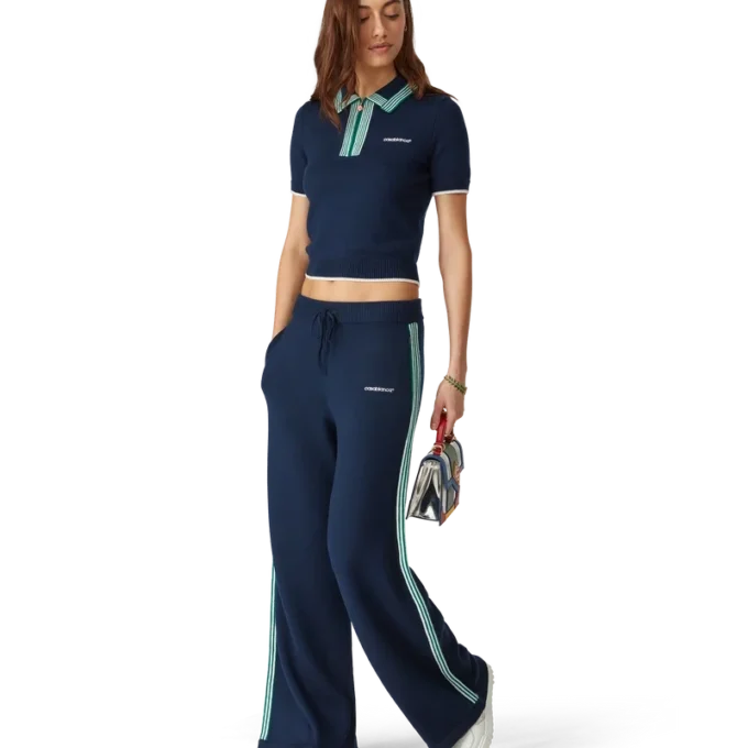 Gestricktes Tennis-Poloshirt