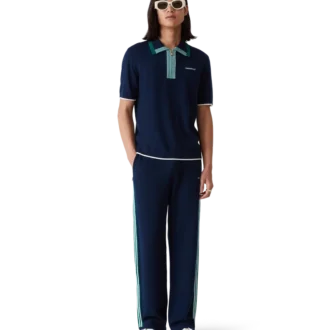 Gestricktes Tennis-Poloshirt