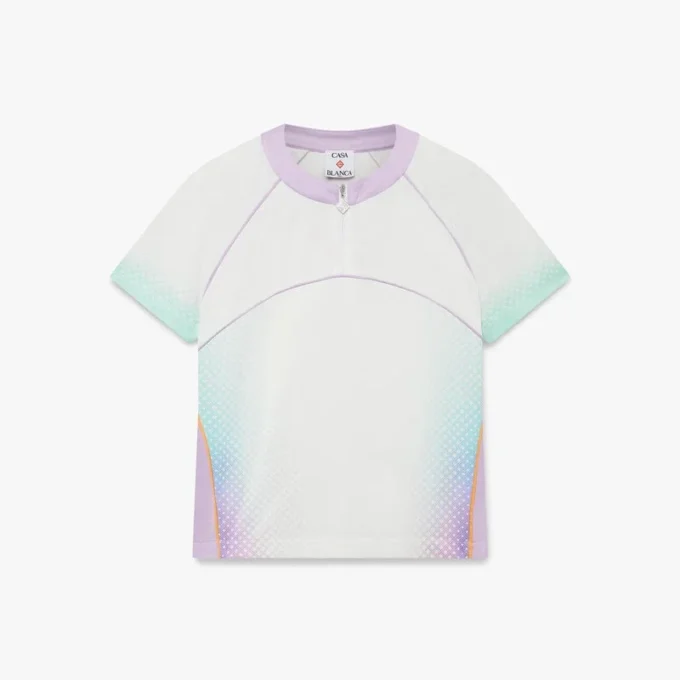 Glass Gradient Kurzarm-Fußball-Mesh-Hemd