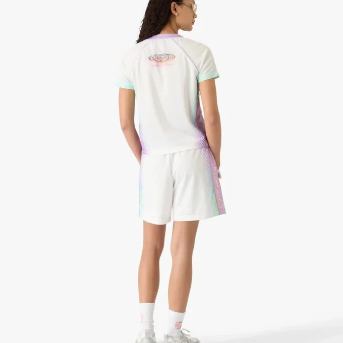 Glass Gradient Kurzarm-Fußball-Mesh-Hemd