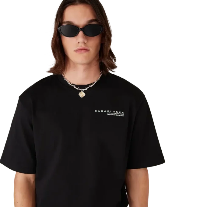 Glitch Orchid Oversized-T-Shirt mit kurzen Ärmeln