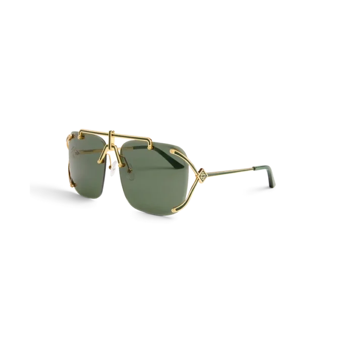 Gold & Green – die Pilot-Sonnenbrille