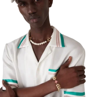 Gold-Lorbeerblatt-Armband