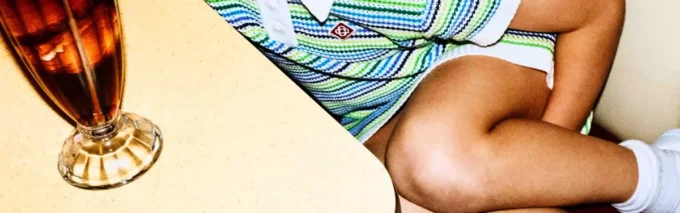 Gradient Monogram Seidenschal in mittlerer Größe