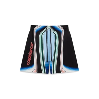 Graphic Mountain Seidenshorts