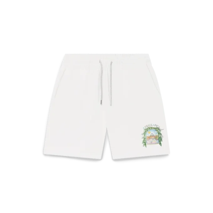 Graue L’arche-Sweatshorts