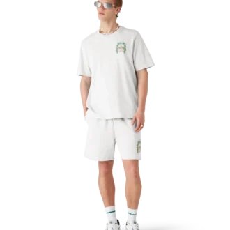 Graue L’arche-Sweatshorts