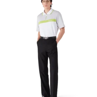 Graues Kurzarm-Poloshirt