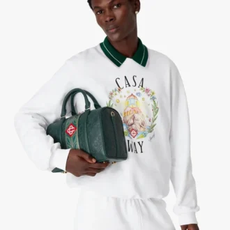 Grüne Mini-Monogram-Wochenendtasche