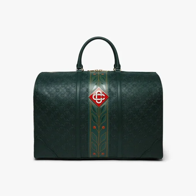 Grüne Monogram-Wochenendtasche Grüne Monogram-Wochenendtasche