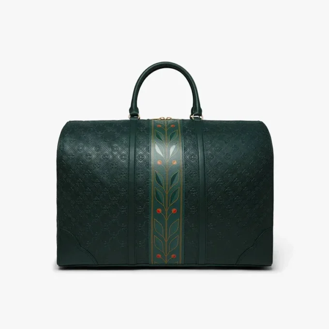 Grüne Monogram-Wochenendtasche Grüne Monogram-Wochenendtasche