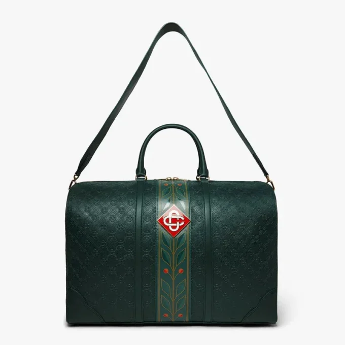 Grüne Monogram-Wochenendtasche Grüne Monogram-Wochenendtasche