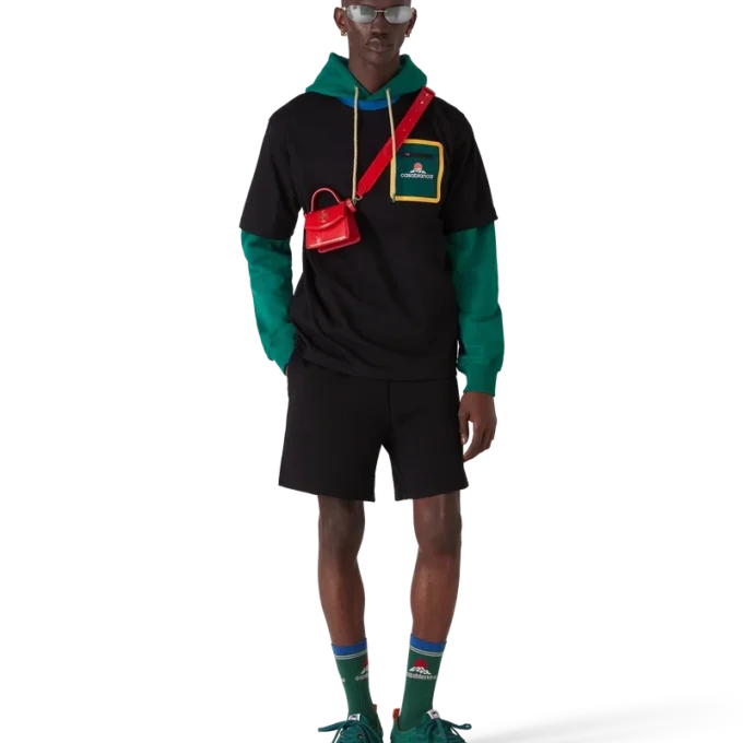 Grüner Court-Sneaker aus Wildleder für Herren