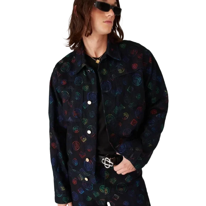 Heatmap-Jeansjacke